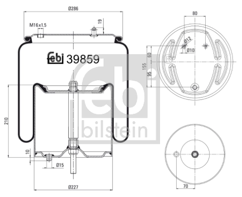 Bellow, air suspension